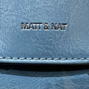 Matt & Nat Sky Blue Vegan Leather Accessory